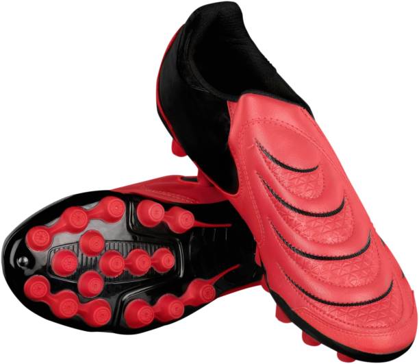 Soccer shoe, cleats, sport, leisure games, equipment, red, preparation, white, football cleats, shoes, boots. Red and Black Football shoes, Isolated football boot stock pictures, royalty-free photos & images