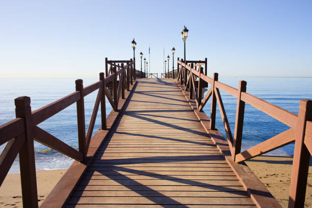 istock Pier on Costa del Sol in Marbella 874008014