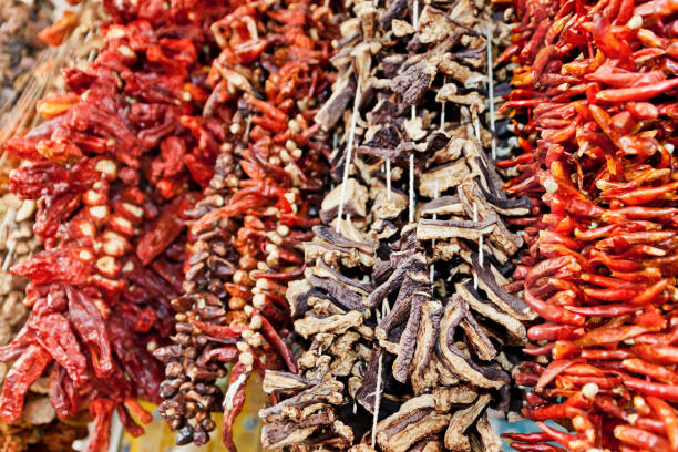 Dry Pepper and Eggplant