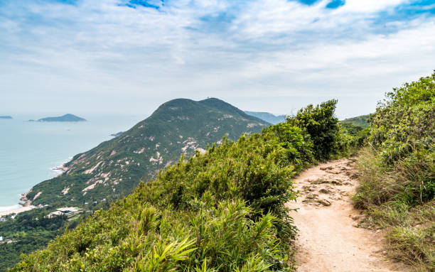 istock Dragon's Back Hiking Trail in Hong Kong 874023128