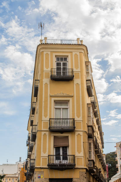 istock Yellow Plaster Apartments in Cartegena 874023234