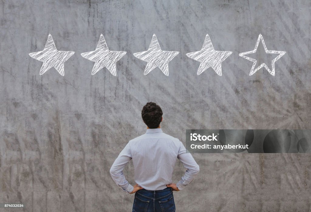 feedback rating concept reputation management concept, feedback rating Questionnaire Stock Photo