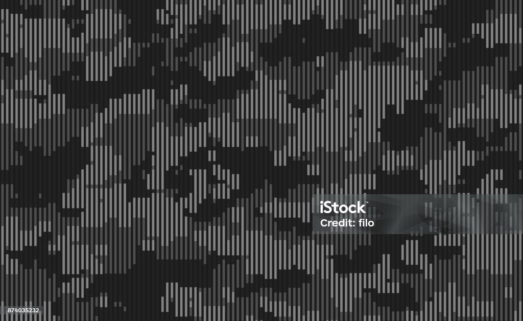 Dark Camouflage Pattern Seamless camouflage disguise pattern texture. Camouflage stock vector