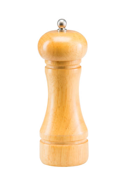 istock Wooden pepperbox mill, isolated on white background with clipping path 874036778