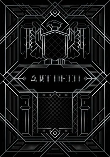 Vector illustration of The Great   Deco Style vector