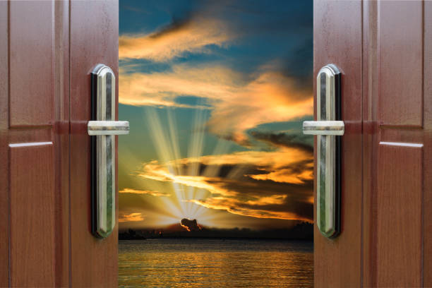 istock Dawn door open ocean caribbean dominican republic 874042574