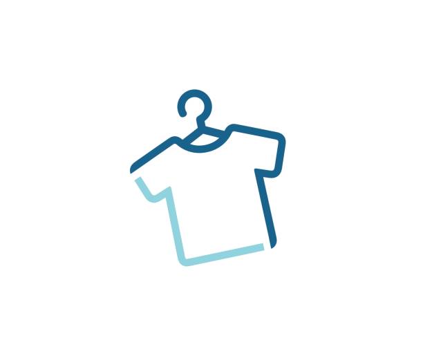 ilustraciones, imágenes clip art, dibujos animados e iconos de stock de icono de camiseta - t shirt shirt clothing garment