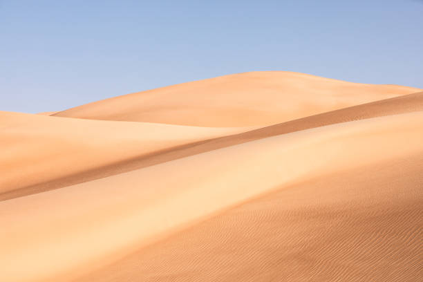 istock Abstract view of sand dunes in the desert. 874059892