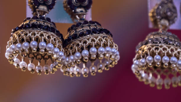 istock Indian traditional colorful  ear rings From Rajasthan 874067370