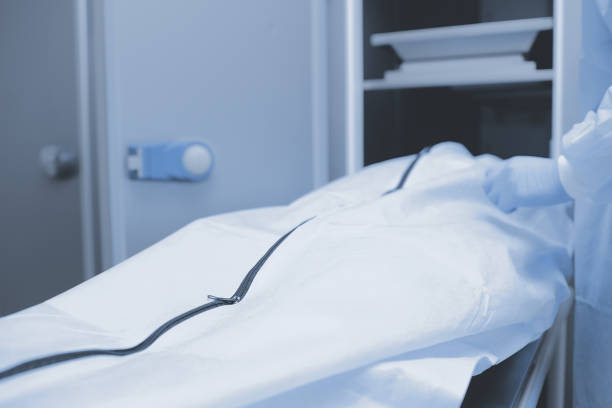 istock Preparations for autopsy, medical background 874072054