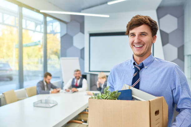 istock Happy Young Man Starting Business Career 874075584