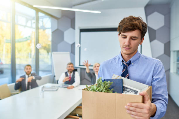 istock Young Man leaving Job 874075694