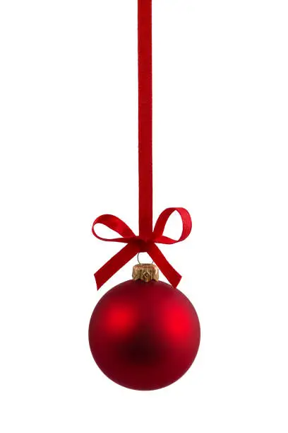 Photo of red single bauble 1