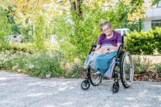 istock Smiling Senior Woman Relaxing Outdoors Portrait 874087988