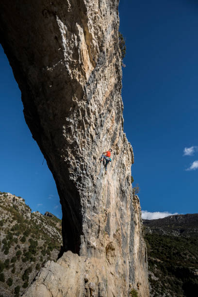 istock Rock climbing in Rodellar Aragon Spain 874094774