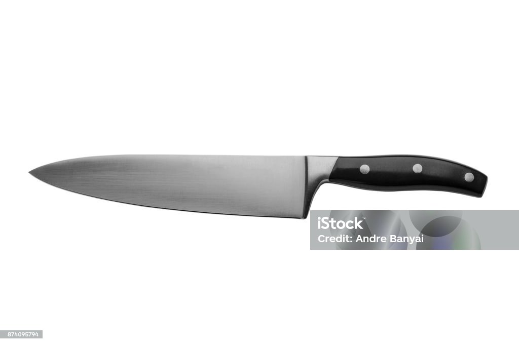 Chef Knife Chef knife isolated Kitchen Knife Stock Photo