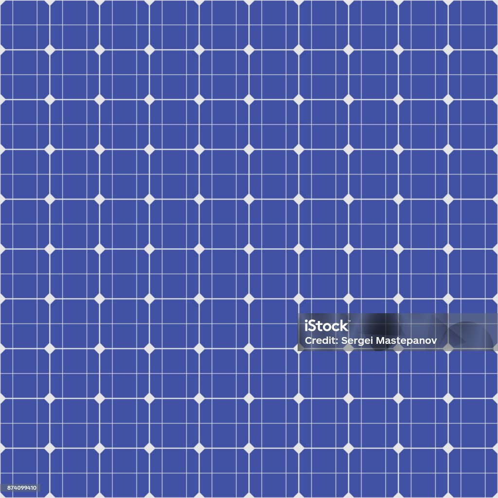 Solar Panel Shape Pattern Vector Solar Panel Seamless Pattern Vector Illustration Stock Illustration ...