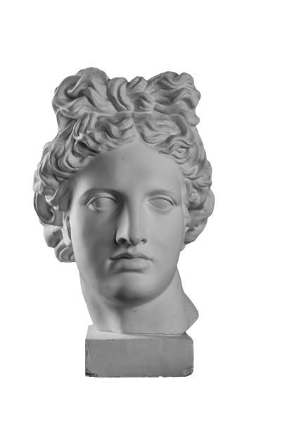 istock Gypsum statue of Apollo's head 874105936