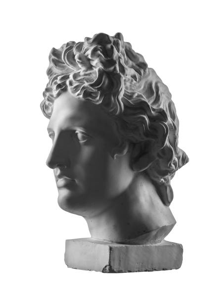 istock Gypsum statue of Apollo's head 874105984