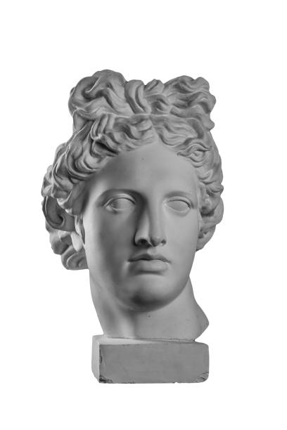 istock Gypsum statue of Apollo's head 874106184