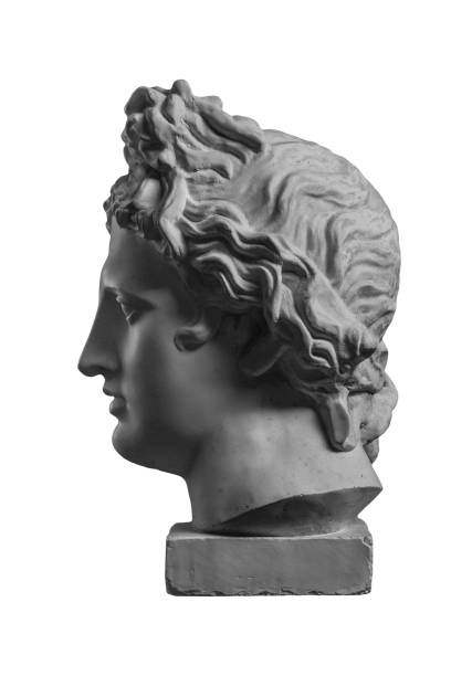 istock Gypsum statue of Apollo's head 874106266