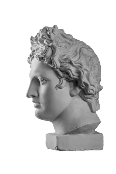 istock Gypsum statue of Apollo's head 874106356