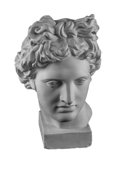 istock Gypsum statue of Apollo's head 874106524