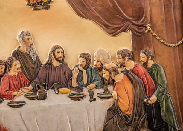 istock Gypsum dimensional picture with biblical scenes 874106828