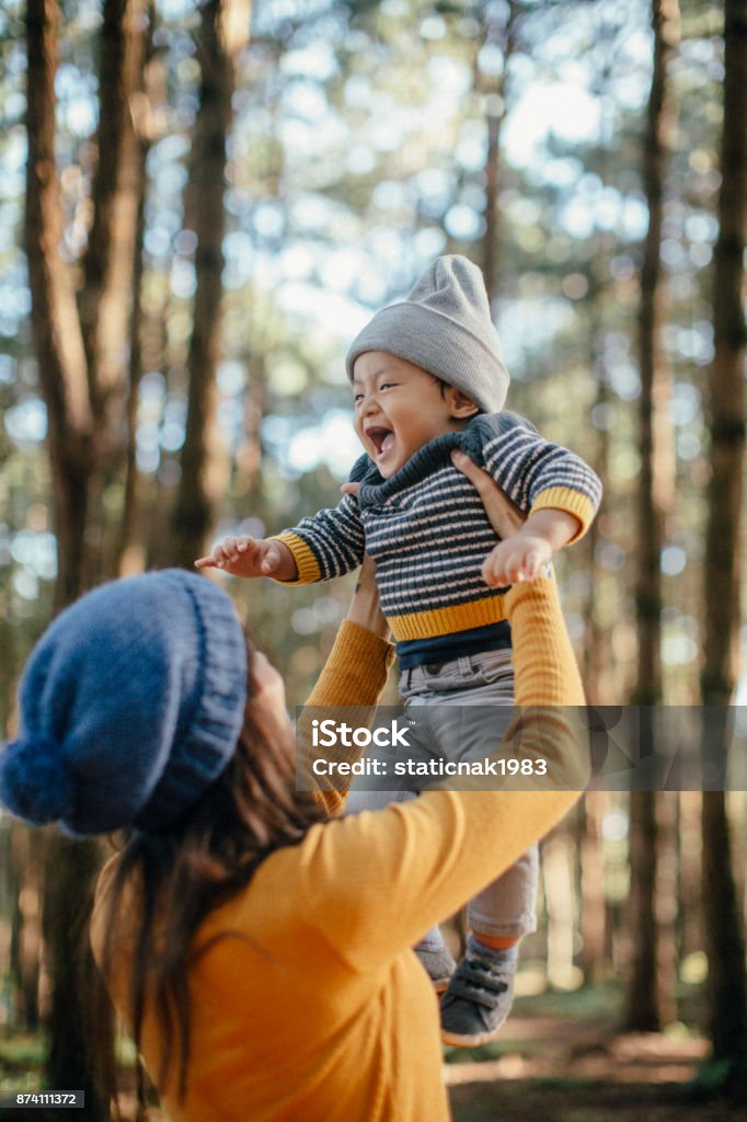 Little Baby Boy Playing With His Mother Stock Photo - Download Image Now -  Baby - Human Age, Mother, Child - iStock
