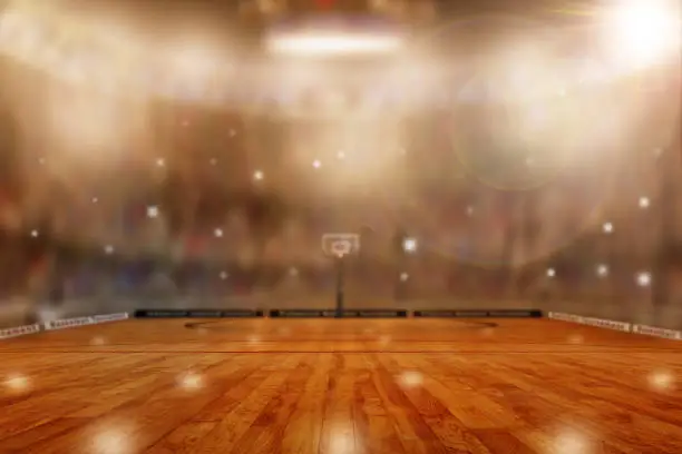 Photo of Basketball Arena With Copy Space