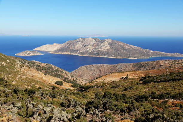 istock View of Nikouria island from Amorgos 874114256