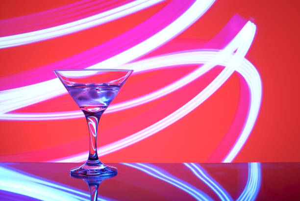 istock alcoholic glass in the club entourage, copy space 874121622