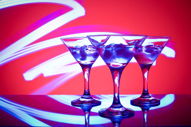 istock alcoholic glass in the club entourage, copy space 874121650