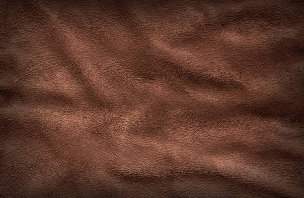 istock Grunge, brown, rough, crumple leather texture for background use. 874121896