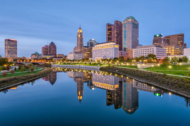 columbus, ohio, usa - columbus park 뉴스 사진 이미지