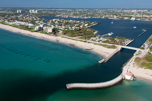 Aerial of Boynton Beach Inlet