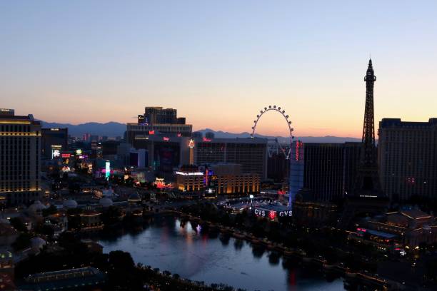 istock Las Vegas At Dawn 874146868