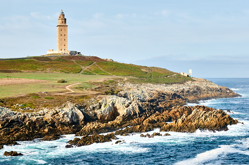 Hercules lighthouse in A Coruna, Spain is the oldest active lighthouse n the world