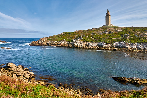 Hercules lighthouse in A Coruna, Spain is the oldest active lighthouse n the world