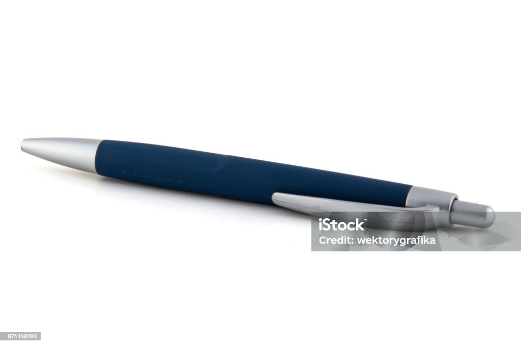 Stift, isoliert auf weißem Hintergrund - Lizenzfrei Stift Stock-Foto