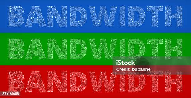 Bandwidth Background Simple Bandwidth Circuit Board Color Vector Backgrounds Stock Illustration ...