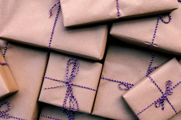 istock Christmas gifts presents backgrounds 874165560