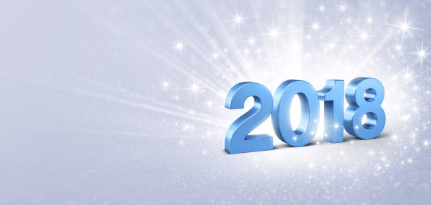 istock 2018 New Year greeting card 874165574