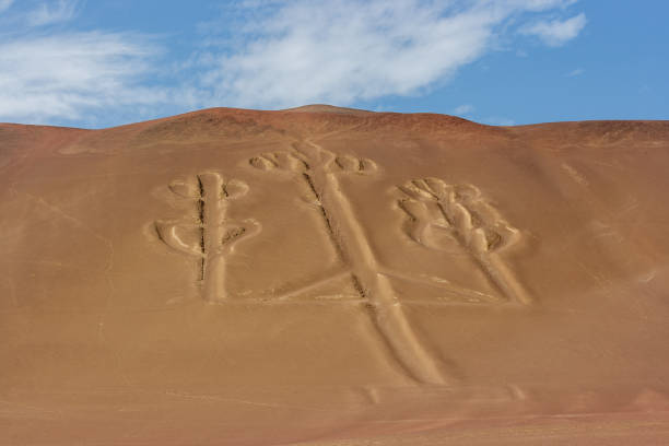 istock The Paracas Candelabra, Paracas Peninsula, Peru 874171544