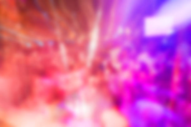 istock Abstract blurred club lights for background 874172358