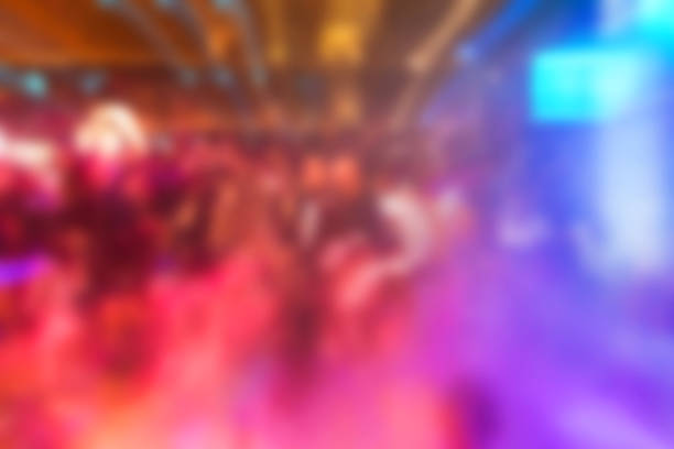 istock Abstract blurred club lights for background 874172474
