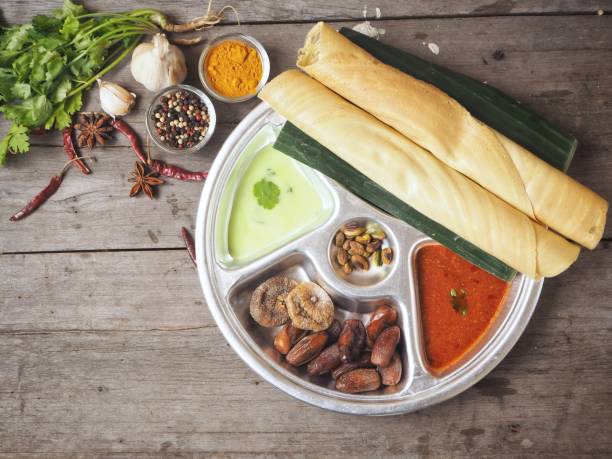 istock Masala dosa with sauce Indian food 874180190