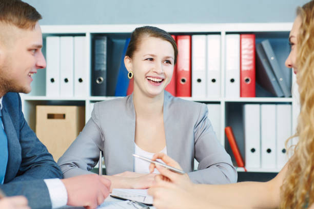 istock Modern lawyers discussing working problems. Serious business and partnership, job offer, financial success concept 874190890
