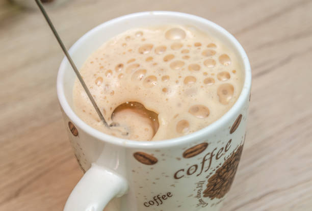 Coffee Making - Coffee is a tasty drink, with cold milk and frothing machine it gets even better.