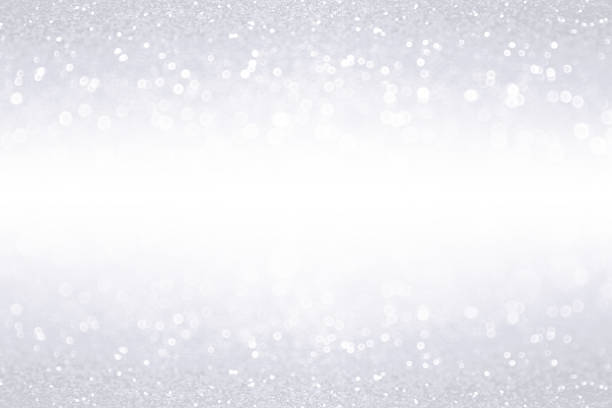 silber weiße glitter rand banner hintergrund - birthday card greeting card birthday christmas card stock-fotos und bilder